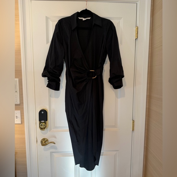 Veronica Beard Afton Dress in Black - Picture 4 of 7